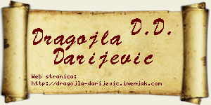 Dragojla Darijević vizit kartica